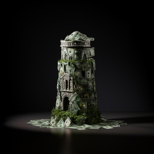 photorealistic money concept