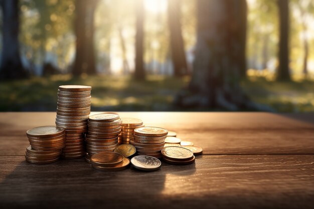 Photorealistic money concept