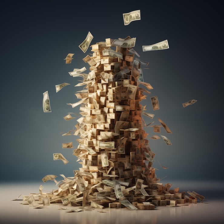Free Photo photorealistic money concept