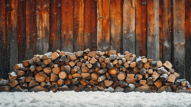 Free photo photorealistic perspective of wood logs in the timber industry