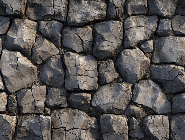 Free photo photorealistic stone wall surface