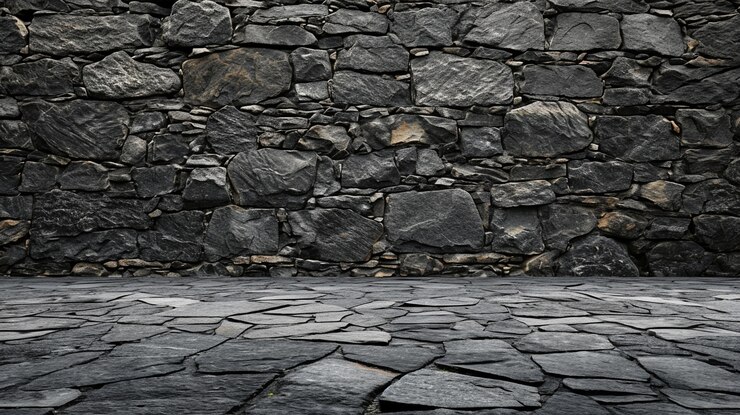 Free Photo photorealistic stone wall surface