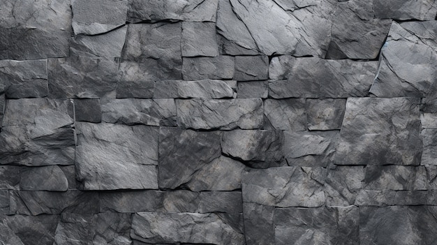 Photorealistic stone wall surface