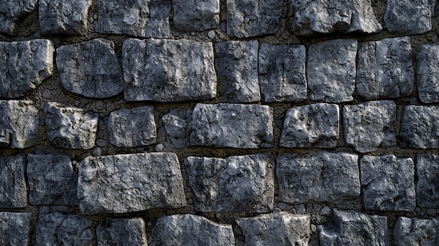 Free photo photorealistic stone wall surface