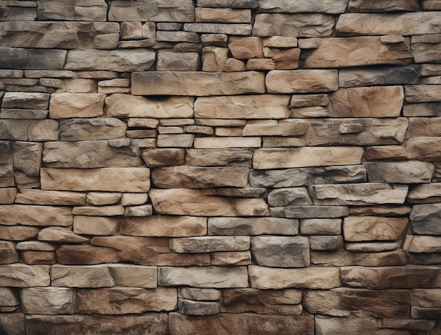 Бесплатное фото Фотореалистичная поверхность каменной стены