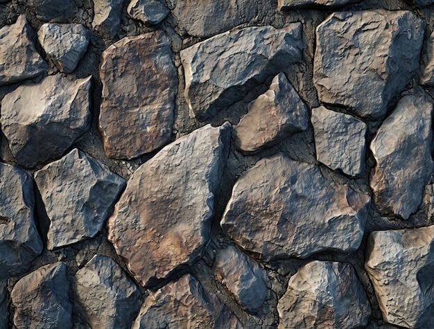 Free photo photorealistic stone wall surface