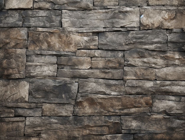 Free photo photorealistic stone wall surface