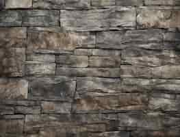 Free photo photorealistic stone wall surface