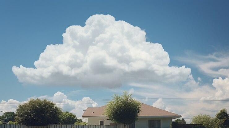 免費 Photo 影像真實風格的雲和建築