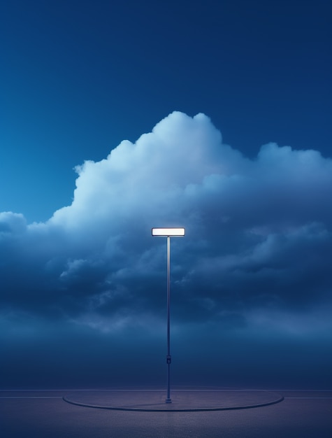 Free photo photorealistic style clouds and light