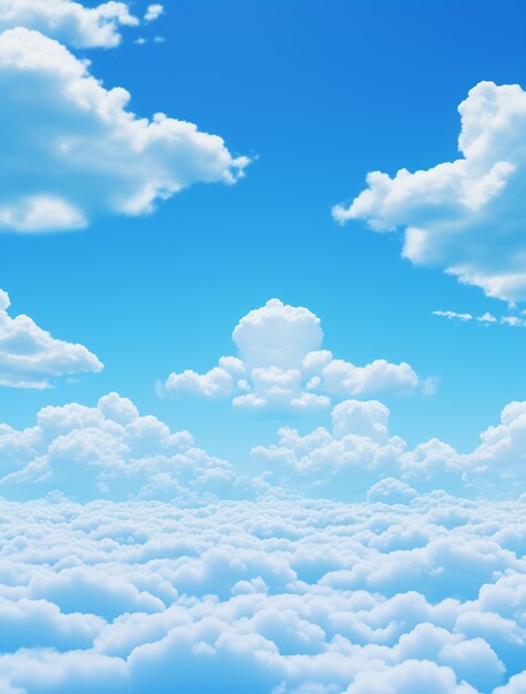 Photorealistic style clouds