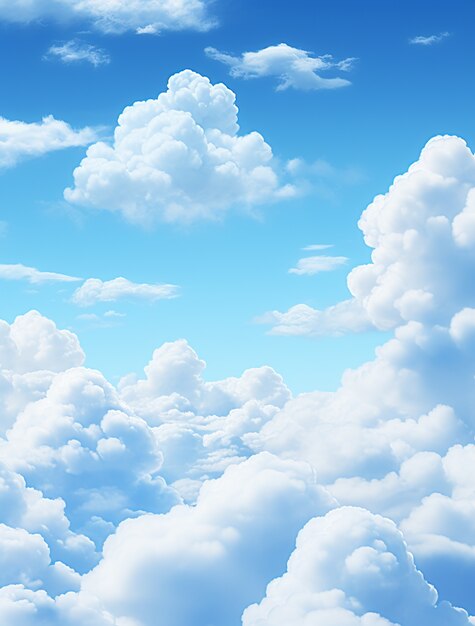 Photorealistic style clouds