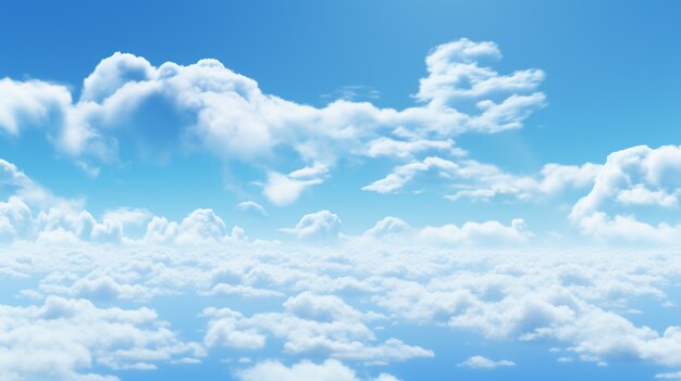 Free photo photorealistic style clouds