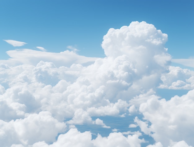 Free photo photorealistic style clouds