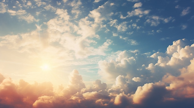 Free photo photorealistic style clouds