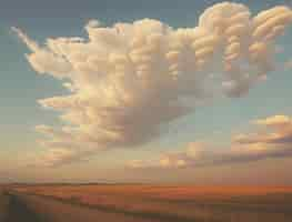 Free photo photorealistic style clouds