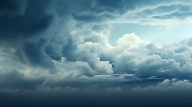 Photorealistic style clouds