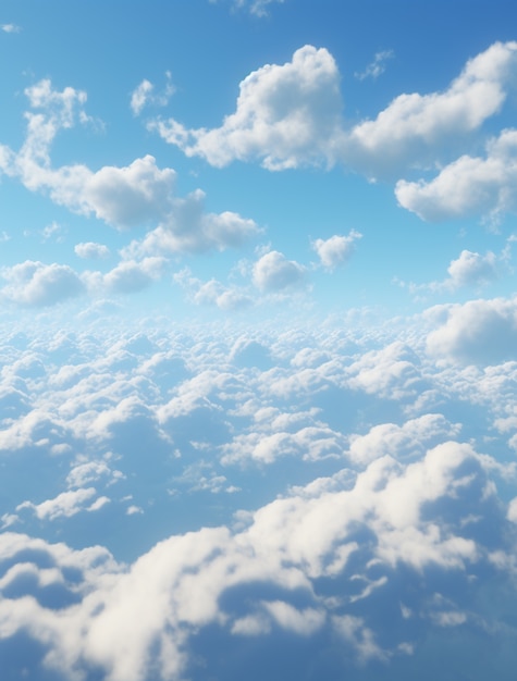 Photorealistic style clouds