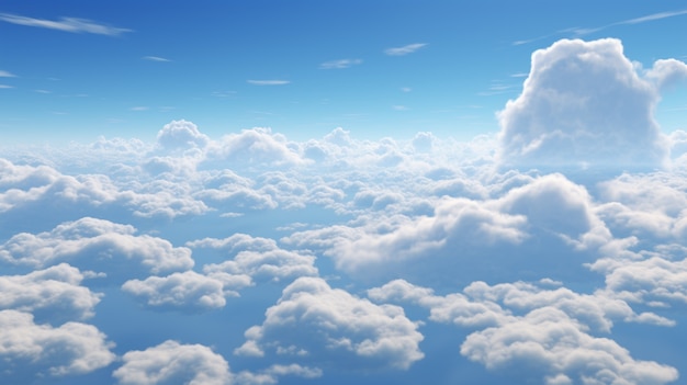 Free photo photorealistic style clouds