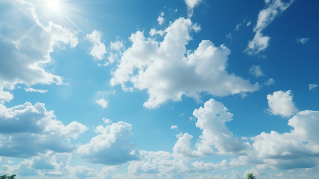 Photorealistic style clouds