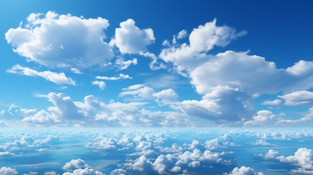 Free photo photorealistic style clouds