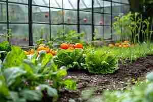 Бесплатное фото Фотореалистичный устойчивый сад с домашними растениями