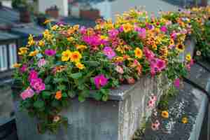 無料写真 photorealistic sustainable garden with home grown plants