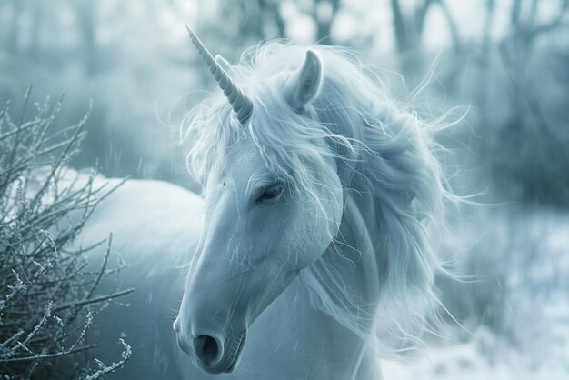 Free photo photorealistic unicorn creature