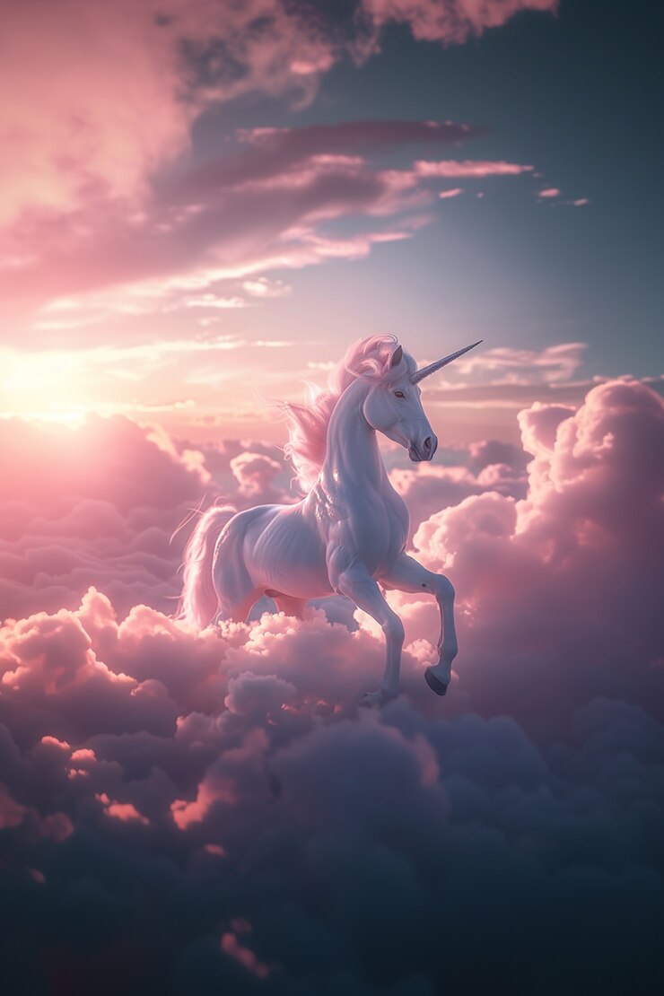 Free Photo photorealistic unicorn creature