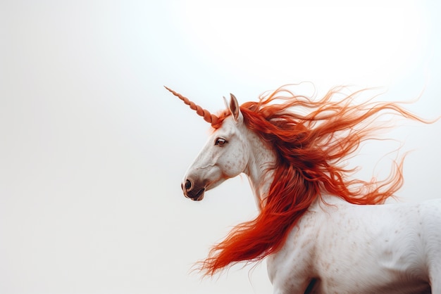 Foto gratuita creatura unicorno fotorealista