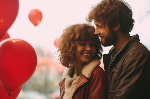 Foto gratuita celebrazione fotorealista del giorno di san valentino