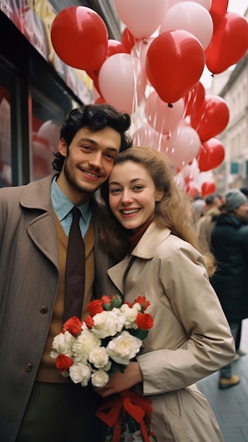 Foto gratuita celebrazione fotorealista del giorno di san valentino