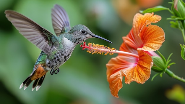 無料写真 photorealistic view of beautiful hummingbird in its natural habitat