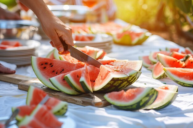 Free photo photorealistic view of sweet and tasty watermelon fruit