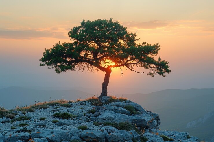 Free Photo photorealistic view of tree in nature with branches and trunk