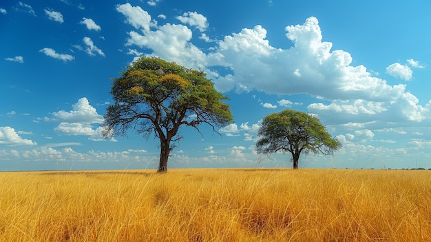 Foto gratuita vista fotorealista di un albero in natura con rami e tronco