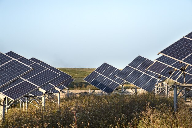 自然からの太陽光発電所エネルギーの太陽光発電。