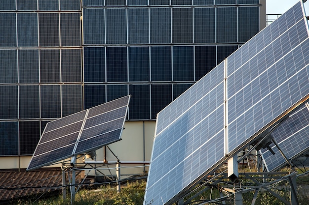 自然からの太陽光発電所エネルギーの太陽光発電。