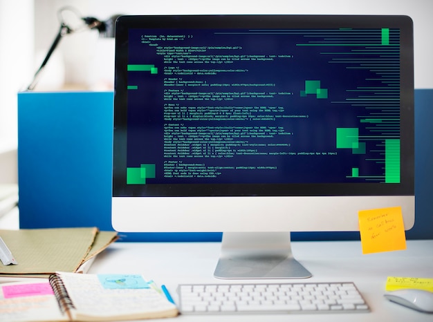 php programming html coding cyberspace concept