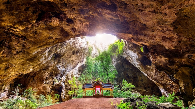 Phrayanakorn Cave in Prachuap Khiri Khan province, Thailand.