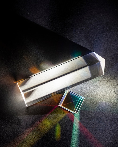 Free photo physics optics ray refraction prism