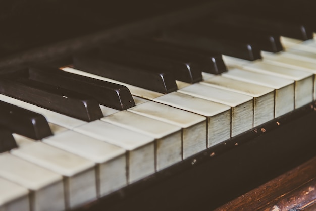 Free photo piano key