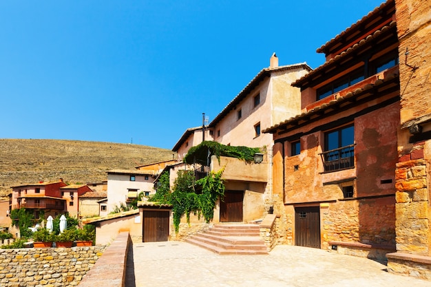 живописный испанский город. Albarracin