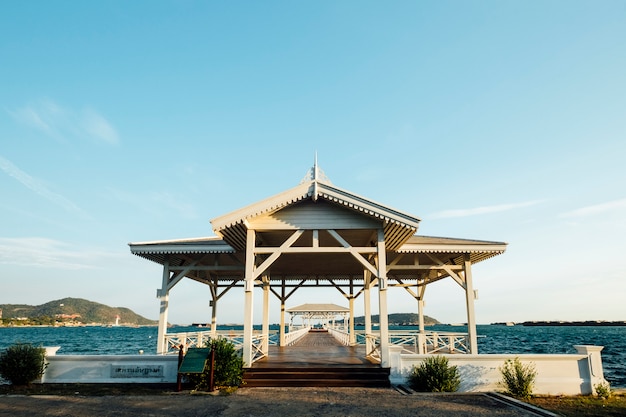 pier bridge and pavilion