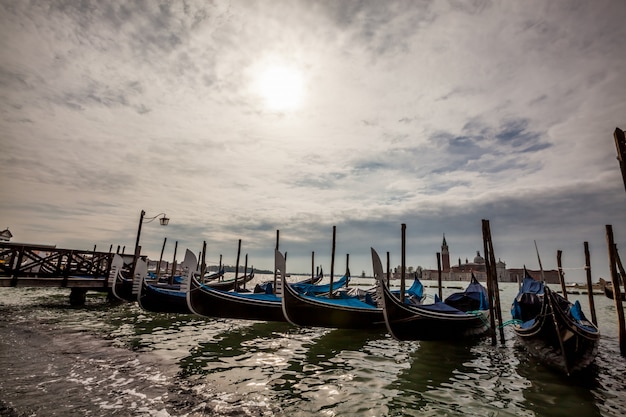 Pier with rafts