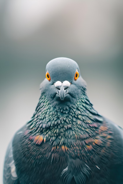 Free photo pigeon in natural environment