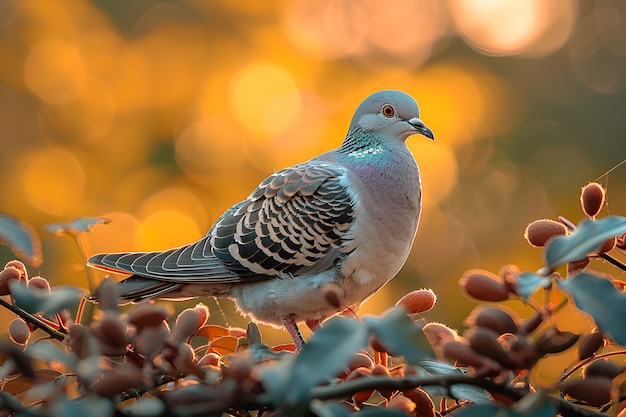 Free photo pigeon in natural environment