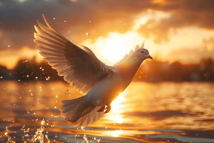 Free Photo pigeon in natural environment