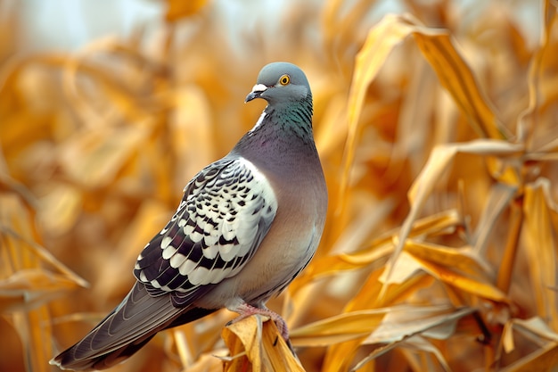 Free photo pigeon in natural environment