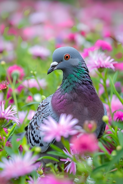 Pigeon in natural environment